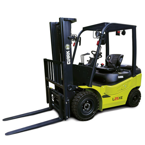 Электрический вилочный погрузчик - LXE series - CLARK Material Handling - с местом для сидения водителя / для разгрузочно-погрузочных работ / с противовесом