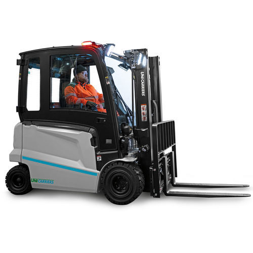 Электрический вилочный погрузчик - MX2 series - Nissan Forklift - с местом для сидения водителя / для разгрузочно-погрузочных работ / компактный