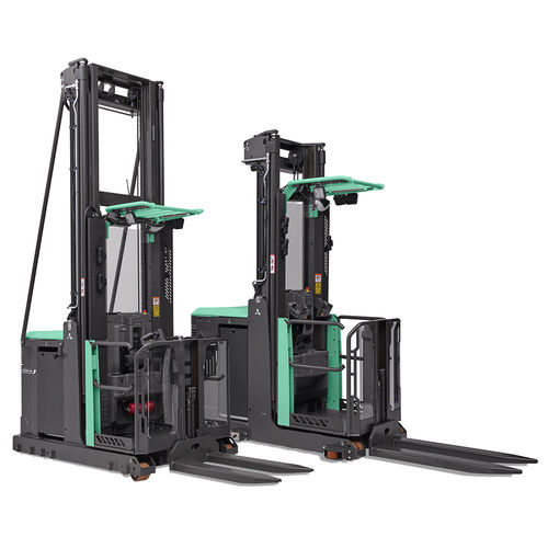 Комплектовщик заказов для складов - OPB series - Mitsubishi Forklift Trucks - электрический / с большой высотой / с вилочным захватом для подъема