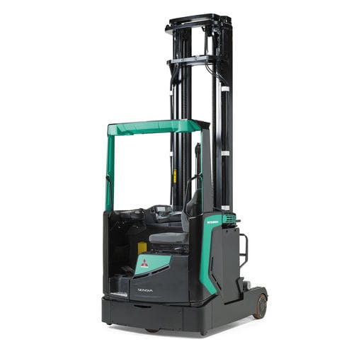 Подъемная тележка со съемной опорой для складов - RB14-25N2 Series - Mitsubishi Forklift Trucks - электрическая / в положении рядом / для разгрузочно-погрузочных работ