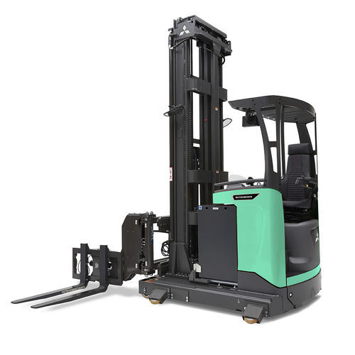Подъемная тележка со съемной опорой для узкого прохода - THD13-15N3 Series  - Mitsubishi Forklift Trucks - электрическая / с местом для сидения водителя / VNA