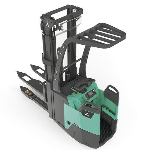 Электрический штабелер - SBV/SBF12-16N3(I)(S)(R)(S) series - Mitsubishi Forklift Trucks - со «стоячим» водителем / с платформой / 24 В