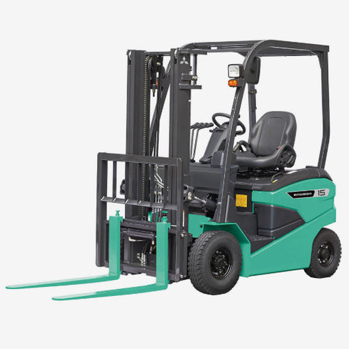 Электрический вилочный погрузчик - FB10-35(L)CB series - Mitsubishi Forklift Trucks - с местом для сидения водителя / для разгрузочно-погрузочных работ / с противовесом
