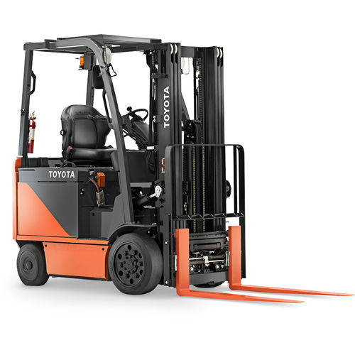 Электрический вилочный погрузчик - 8FBC series - Toyota Industrial Equipment - с местом для сидения водителя / для разгрузочно-погрузочных работ / для использования в помещениях