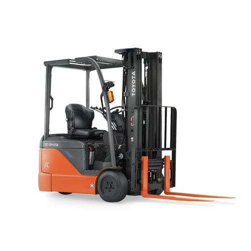 Электрический вилочный погрузчик - 8FBE series - Toyota Industrial Equipment - с местом для сидения водителя / для разгрузочно-погрузочных работ / промышленный
