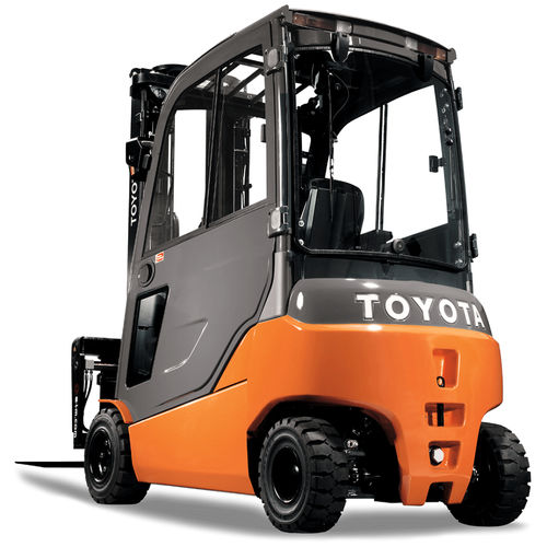 Электрический вилочный погрузчик - 8FBM series - Toyota Industrial Equipment - с местом для сидения водителя / для разгрузочно-погрузочных работ / для использования в помещениях
