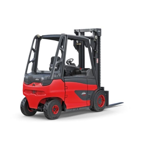Электрический вилочный погрузчик - E35 – E50 - Linde Material Handling - с местом для сидения водителя / промышленный / для разгрузочно-погрузочных работ