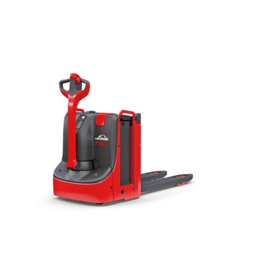 Электрический погрузчик для поддонов - T16 L - Linde Material Handling - с сопровождающим оператором / 24 В / из стали