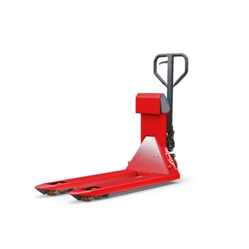 Погрузчик для поддонов весы - M25 Scale+ series - Linde Material Handling - ручной / с сопровождающим оператором / для разгрузочно-погрузочных работ