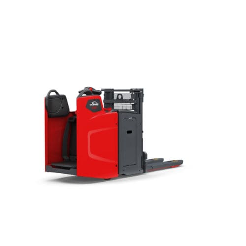 Электрический штабелер - D10FP - Linde Material Handling - с платформой для оператора / 24 В / для одновременной перевозки 2 поддонов