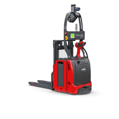 Штабелер для поддонов - L-MATIC - Linde Material Handling - на аккумуляторе / автоматизированный / 24 В