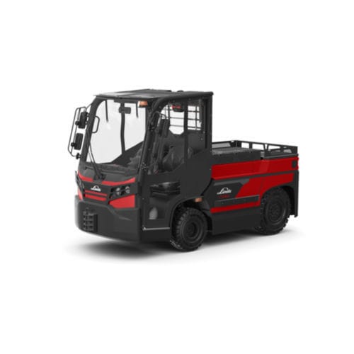 Трактор для буксировки - P series - Linde Material Handling - электрический / на колесах / с местом для сидения водителя