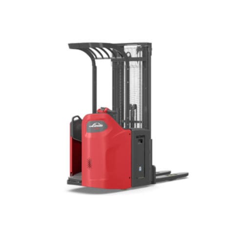 Штабелер для поддонов - L SP series - Linde Material Handling - электрический / со «стоячим» водителем / 24 В