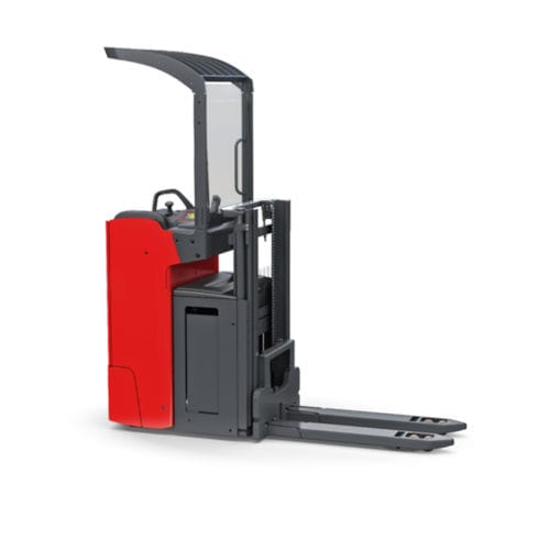 Электрический штабелер - D12R - Linde Material Handling - в положении рядом / 24 В / транспортный