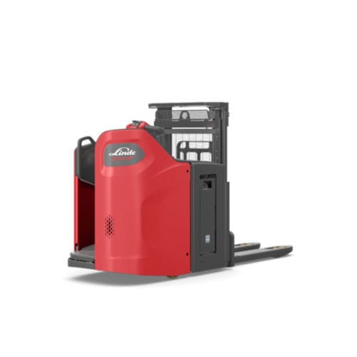 Электрический штабелер - D12 HP SP - Linde Material Handling - со «стоячим» водителем / 24 В / для одновременной перевозки 2 поддонов