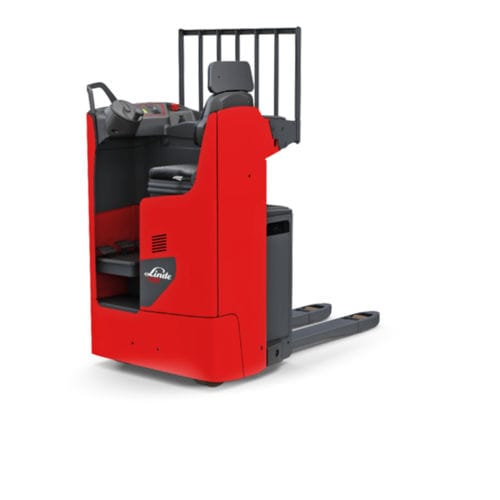 Электрический погрузчик для поддонов - T2 RW series - Linde Material Handling - в положении рядом / 24 В / для складов