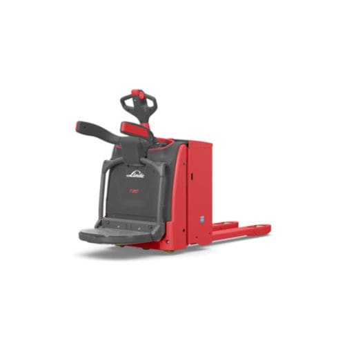 Электрический погрузчик для поддонов - T2 AP series - Linde Material Handling - с платформой для оператора / стоячий / 24 В