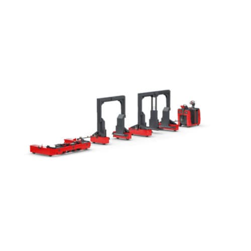 Электрический трактор - LT series - Linde Material Handling - на колесах / стоячий / для буксировки