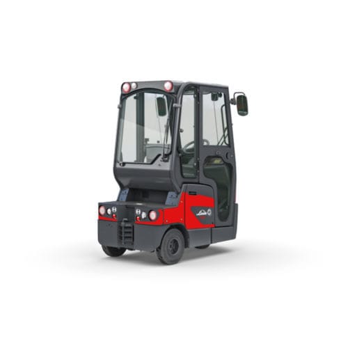 Трактор для буксировки - P series - Linde Material Handling - электрический / 3-колесный / с местом для сидения водителя