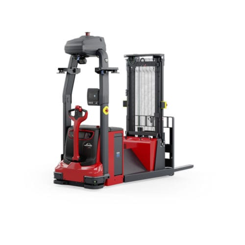 Штабелер для поддонов - L-MATIC AC k - Linde Material Handling - на аккумуляторе / автоматизированный / для промышленного применения