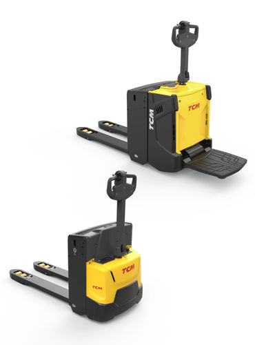 Электрический погрузчик для поддонов - PAL series - TCM Forklifts - с платформой для оператора / 24 В / транспортный