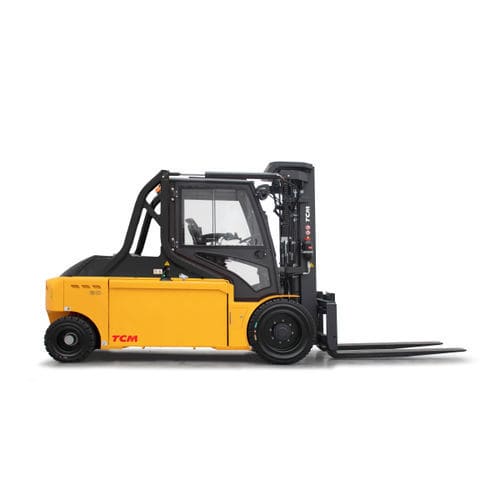 Электрический вилочный погрузчик - FHB 6.0 - 12.0 - TCM Forklifts - с местом для сидения водителя / для разгрузочно-погрузочных работ / 4-колесный