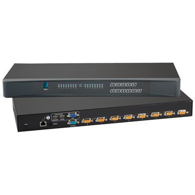 Консольный переключатель KVM для монтажа в стойку - KP802 - Acnodes Corporation - 1U / 8 портов
