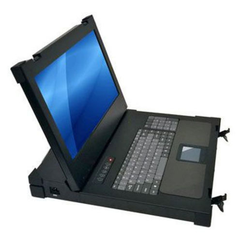 Выдвижной ящик на роликах пульт управления - PKD8173 - Acnodes Corporation - со встроенным KVM-переключателем / клавиатура / ЖК-экран
