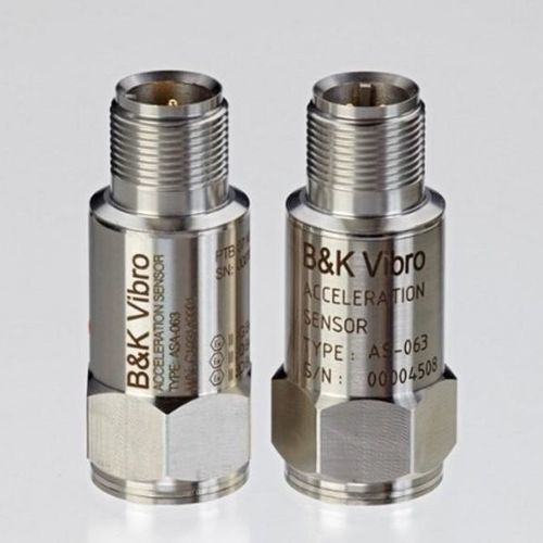 Датчик ускорения при постоянном токе - AS-063 - Brüel & Kjær Vibro - с вибрирующими пластинами / плоский / чувствительность