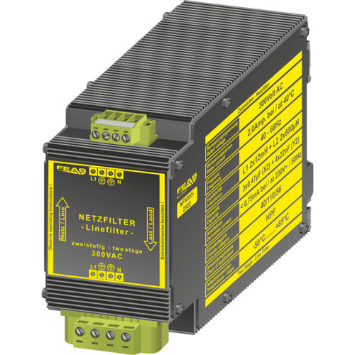 Электронный фильтр с полосой пропускания - NFK855-2S22 - FEAS GmbH - пассивного типа / монофазовый / для подавления радиопомех