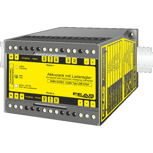 ИБП on-line - LDR2124 - FEAS GmbH - 24 Vcc / Ni-MH / для высоких температур