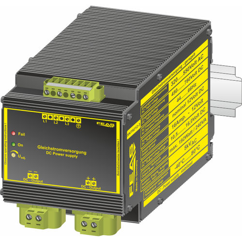 3-фазный источник электропитания - SNT9212-3 - FEAS GmbH - на DIN-рейке / AC/DC / DC/DC