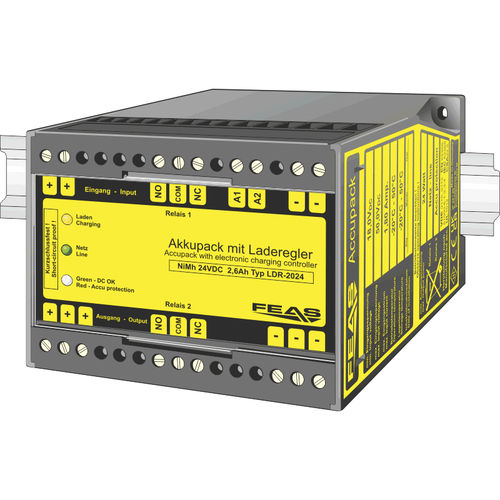 ИБП on-line - LDR2024 - FEAS GmbH - 24 Vcc / Ni-MH / с видеонаблюдением