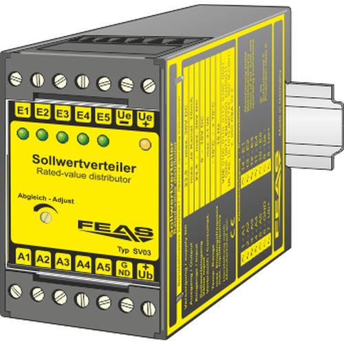 Распределитель с регулируемой выходной мощностью - SV03 - FEAS GmbH - IP20 / на DIN-рейке