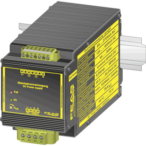 Источник электропитания на DIN-рейке - SNT9248 - FEAS GmbH - AC/DC / регулируемый / для резки