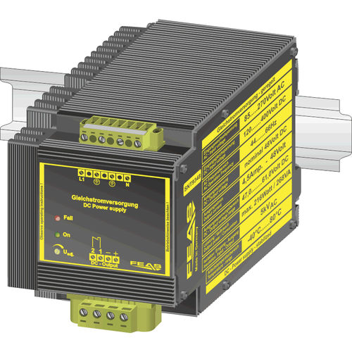 Источник электропитания на DIN-рейке - SNT9348 - FEAS GmbH - AC/DC / с одним выходом / для резки