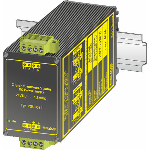 Нерегулируемый источник электропитания - PSU3024 - FEAS GmbH - на DIN-рейке / AC/DC / с одним выходом