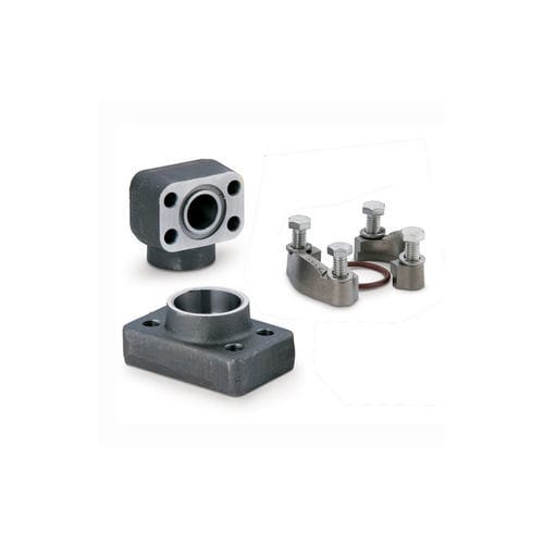 Фланец для химических продуктов - 12B3HQ1SX - Parker Tube Fittings Division - для шестерённого насоса / для шланга / для робота