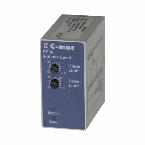 Реле для наблюдения фазы - RP33 series - COMADAN - трехфазовое / AC / для монтажа на панели