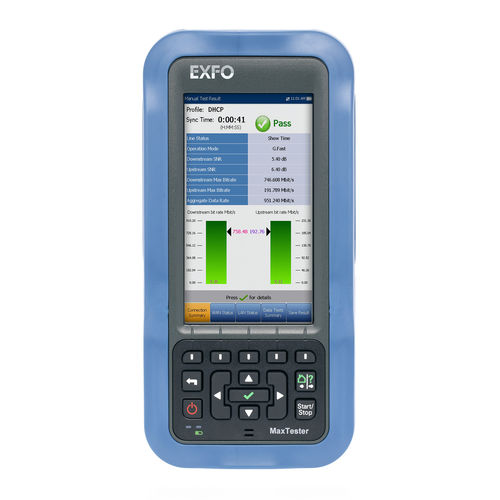 Тестер для сети - MaxTester 635G - EXFO - напряжения / сопротивление / грузоподъемности