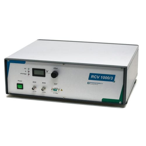 Усилитель для коммутации - RCV 1000/3 - piezosystem jena GmbH - аналоговый / высокого напряжения / настольный