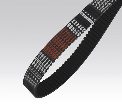 Зазубренный приводной ремень - OMEGA series - Optibelt - из каучука / промышленный / высокоэффективный