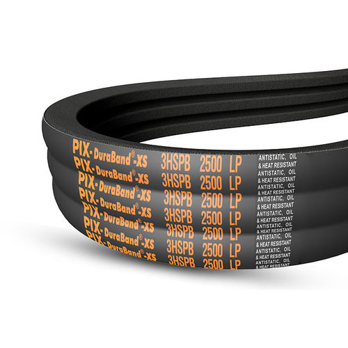 Охватывающий приводной ремень - PIX-DuraBand&reg;-XS - PIX Transmissions Limited - V-образный / из каучука / для тяжелых работ