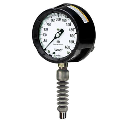Манометр со шкалой - Sta-Kool - AMETEK Pressure - NPT 1/2 / из нержавеющей стали / с трубкой Бурдона