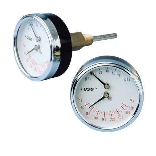 Абсолютный манометр - 1088 - AMETEK Pressure - аналоговый / из латуни / с трубкой Бурдона
