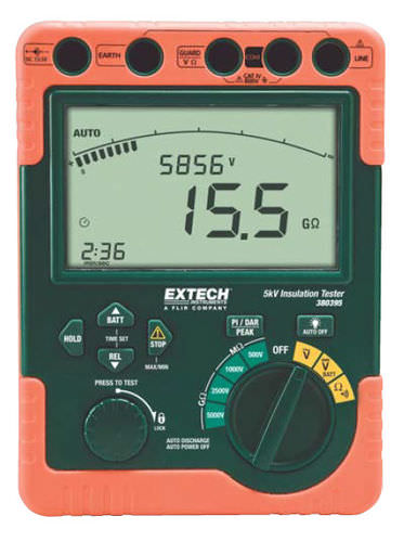 Тестер изоляции - 380395 - Extech - для аккумулятора