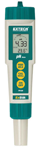 Переносной измеритель pH - PH100   - Extech - для процесса / с дисплеем LCD / с термометром