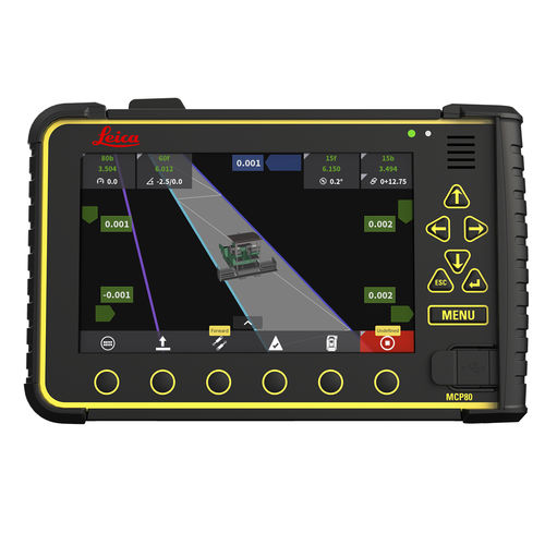 Система управления поверхности - iCON pave asphalt - Leica Geosystems - для нивелирования / для асфальтоукладчика / 3D