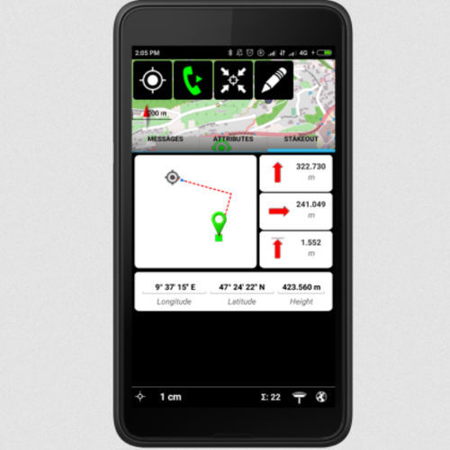 Мобильное приложение Android - Zeno Mobile - Leica Geosystems - для сбора данных / сбора данных / для управления данными