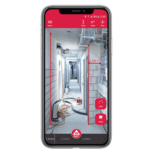 Мобильное приложение для измерений - DISTO Plan - Leica Geosystems - разработки / для анализа измерения габаритов / для расчетов